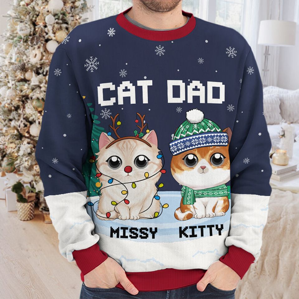 The Most Beautiful Time Of Year - Cat Personalized Sweatshirt - Gift For Pet Owners, Pet Lovers - Image 3