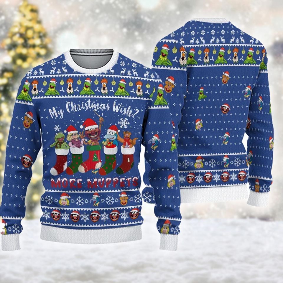 The Mupp.ets Ugly Christmas Sweater, Mupp.et Santa Xmas Holiday Party Sweatshirt