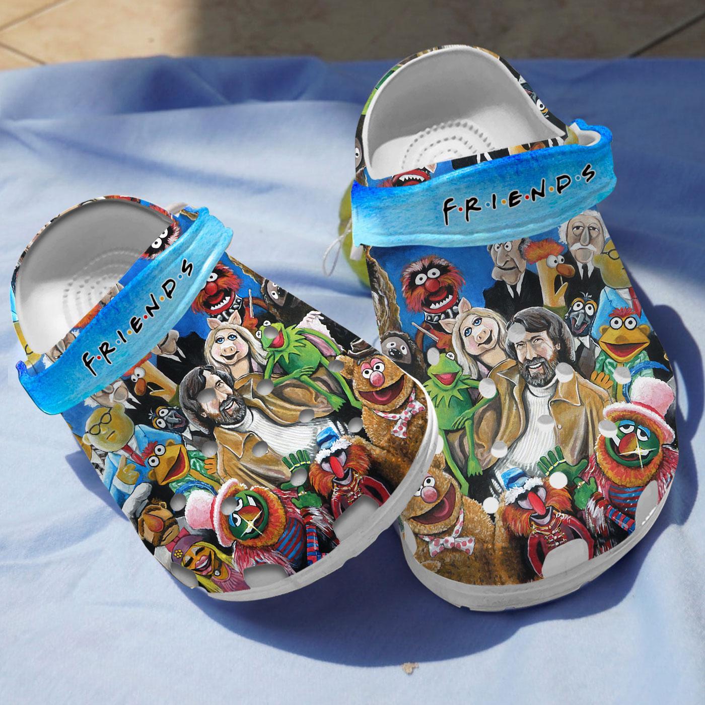 The Muppet Cartoon Crocs Crocband Clogs Shoes Comfortable For Men Women and Kids