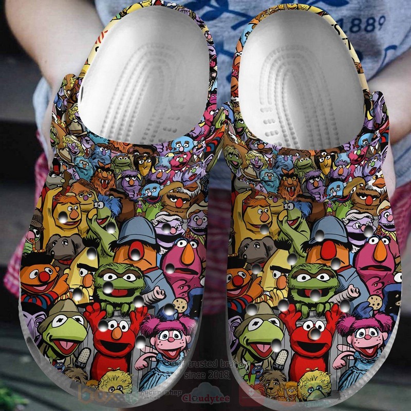 The Muppets Cartoon Crocs Crocband Clogs Shoes Comfortable For Men Women and Kids