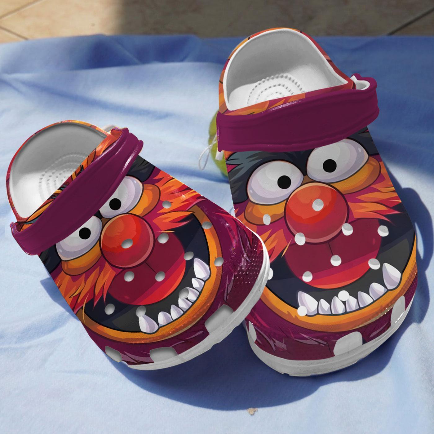 The Muppets Cartoon Crocs Crocband Clogs Shoes Comfortable For Men Women and Kids