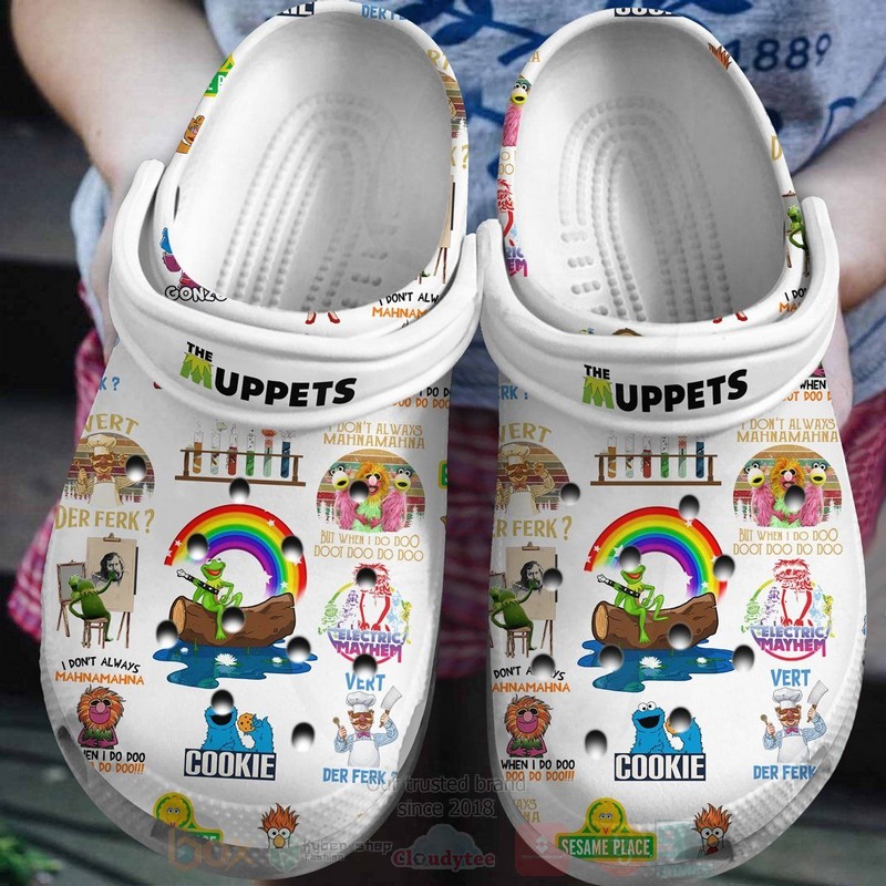 The Muppets Cartoon Crocs Crocband Clogs Shoes Comfortable For Men Women and Kids