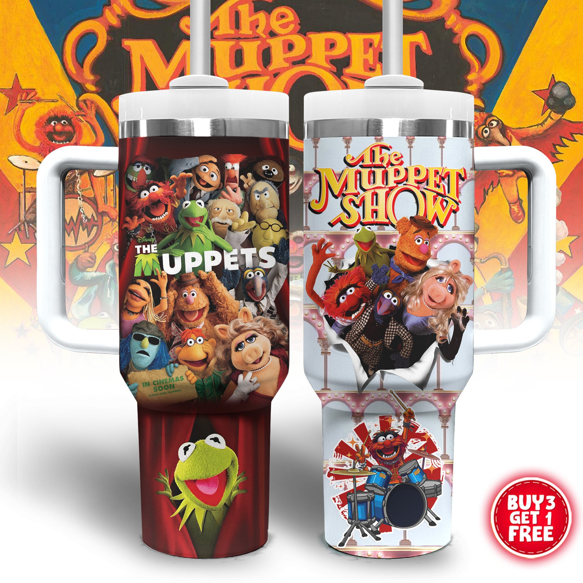 The Muppets Music Custom Stanley Cup 40 oz 30 oz Tumbler With HandleTVC2301801