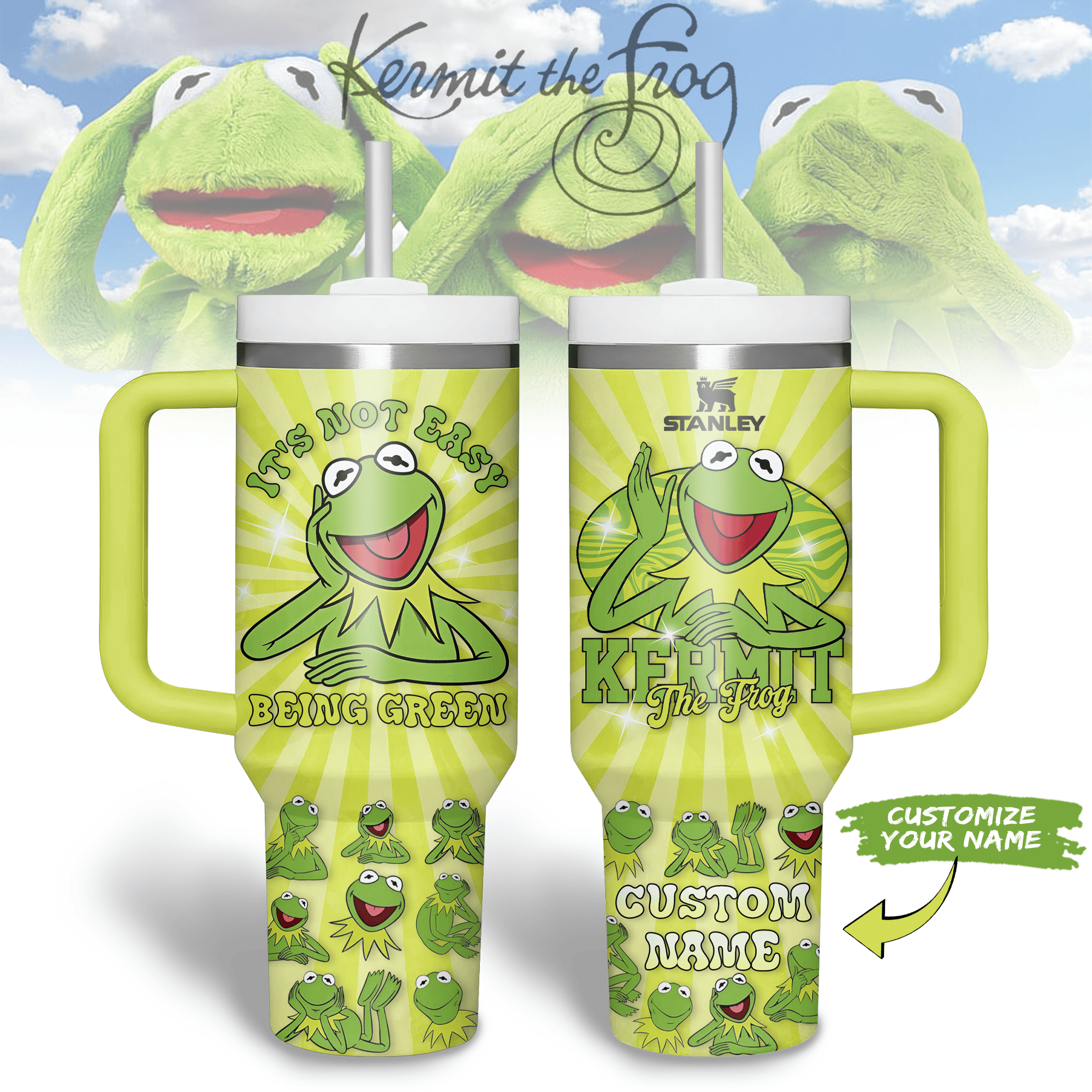 The Muppets TV Series Custom Stanley Cup 40 oz 30 oz Tumbler With HandleTVC2301280