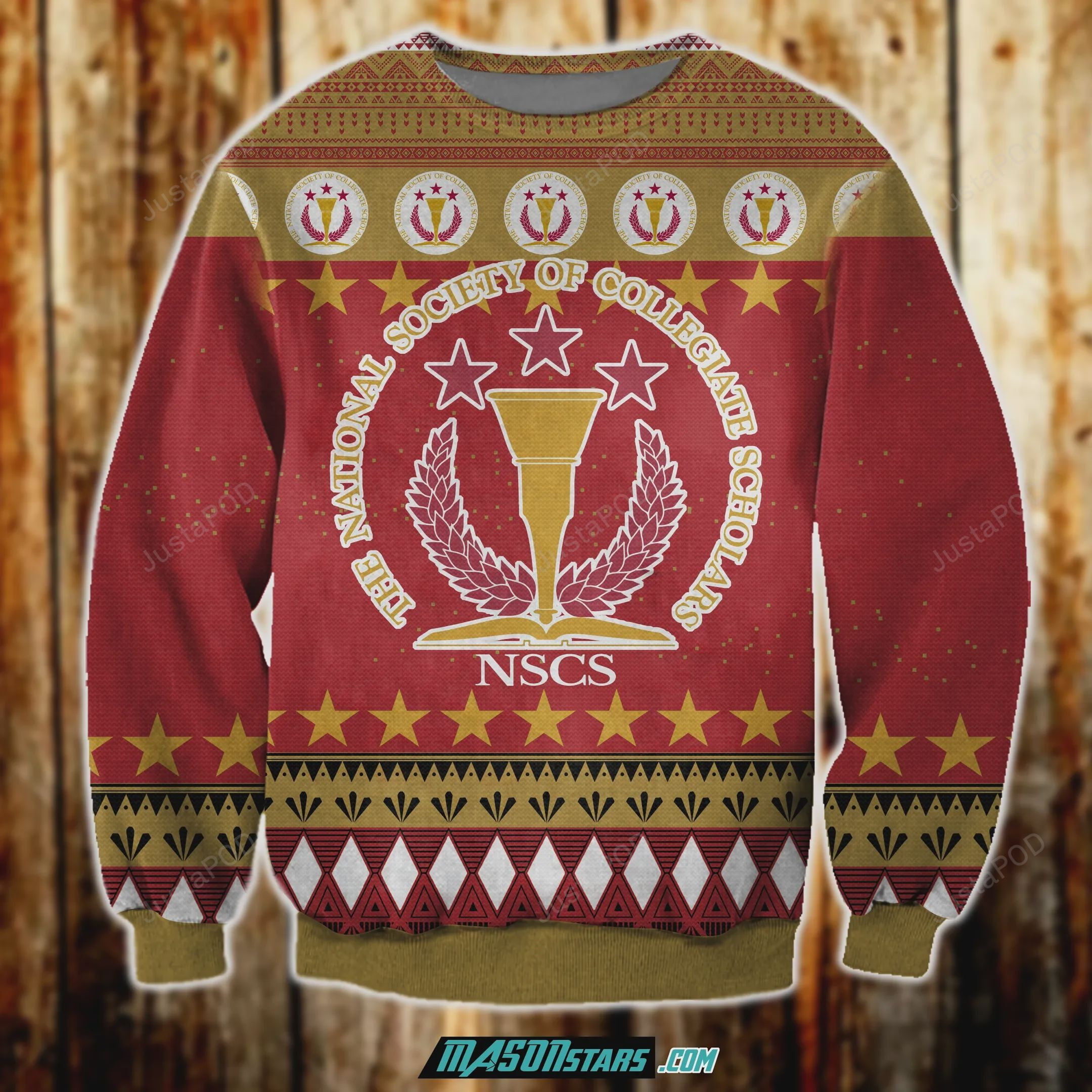 The National Society Of Collegiate Scholars 3D Print Ugly Christmas Sweater Adult 3D Funny Matching for family