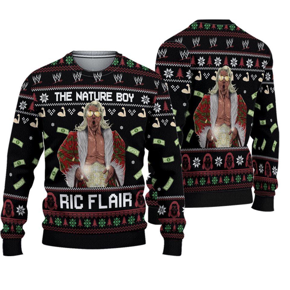 The Nature Boy Ric Flair Christmas Ugly Sweater