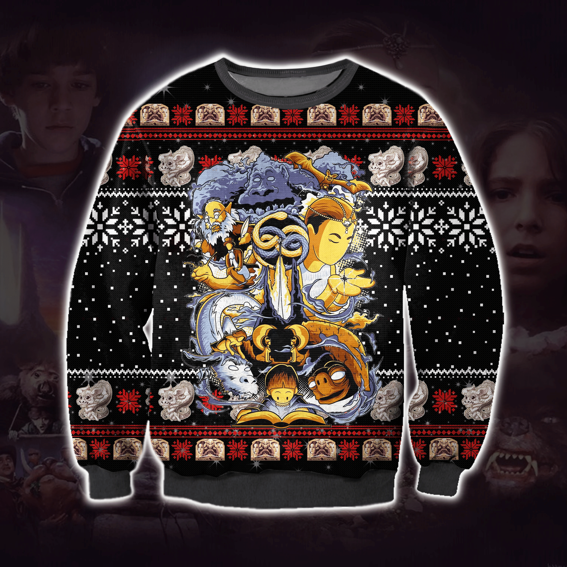 The Neverending Story Ugly Christmas Sweater Adult 3D Funny Matching for family