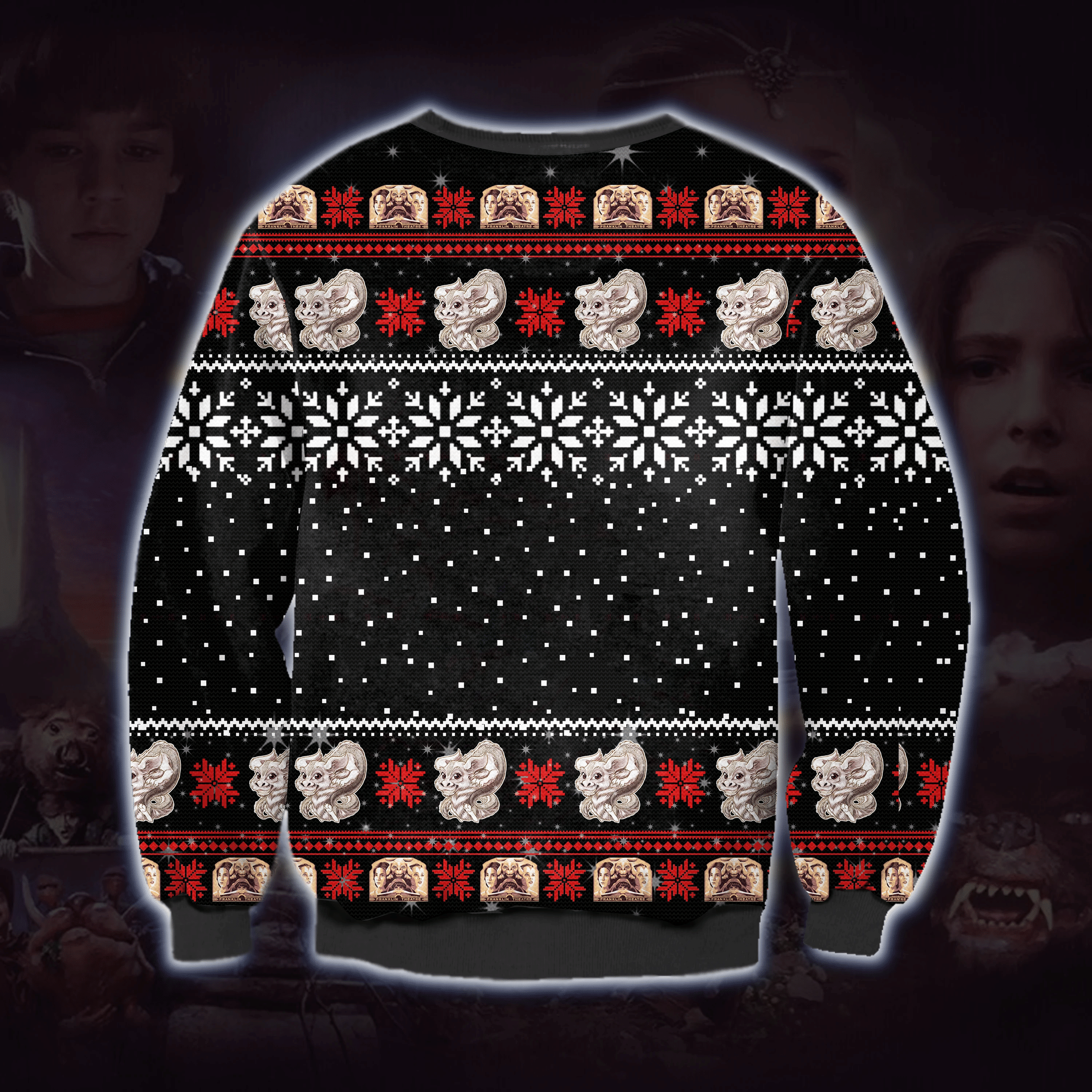 The Neverending Story Ugly Christmas Sweater Adult 3D Funny Matching for family - Image 2
