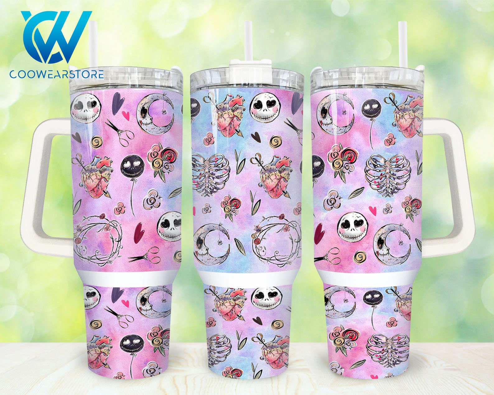 The Nightmare Before Christmas Cartoon Custom Stanley Cup 40 oz 30 oz Tumbler With HandleTVC2301861