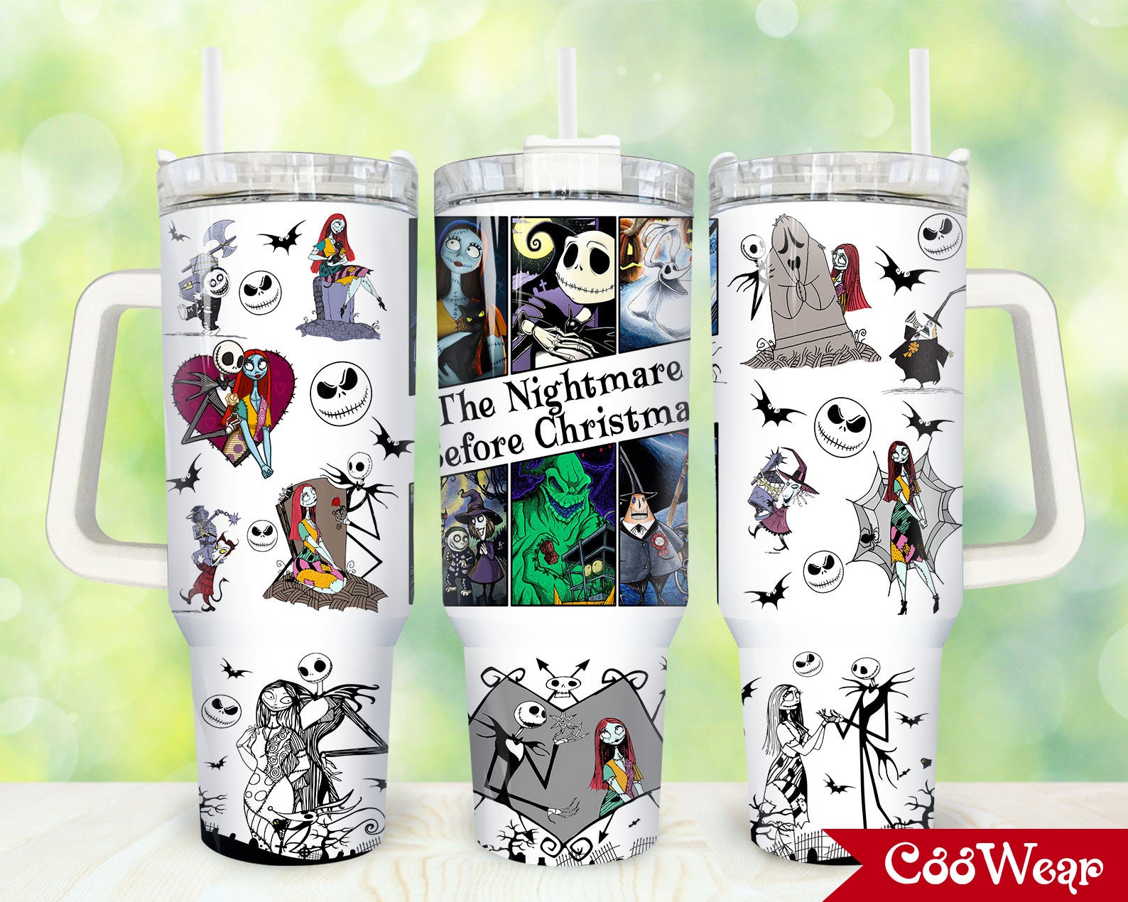 The Nightmare Before Christmas Cartoon Custom Stanley Cup 40 oz 30 oz Tumbler With HandleTVC2301867
