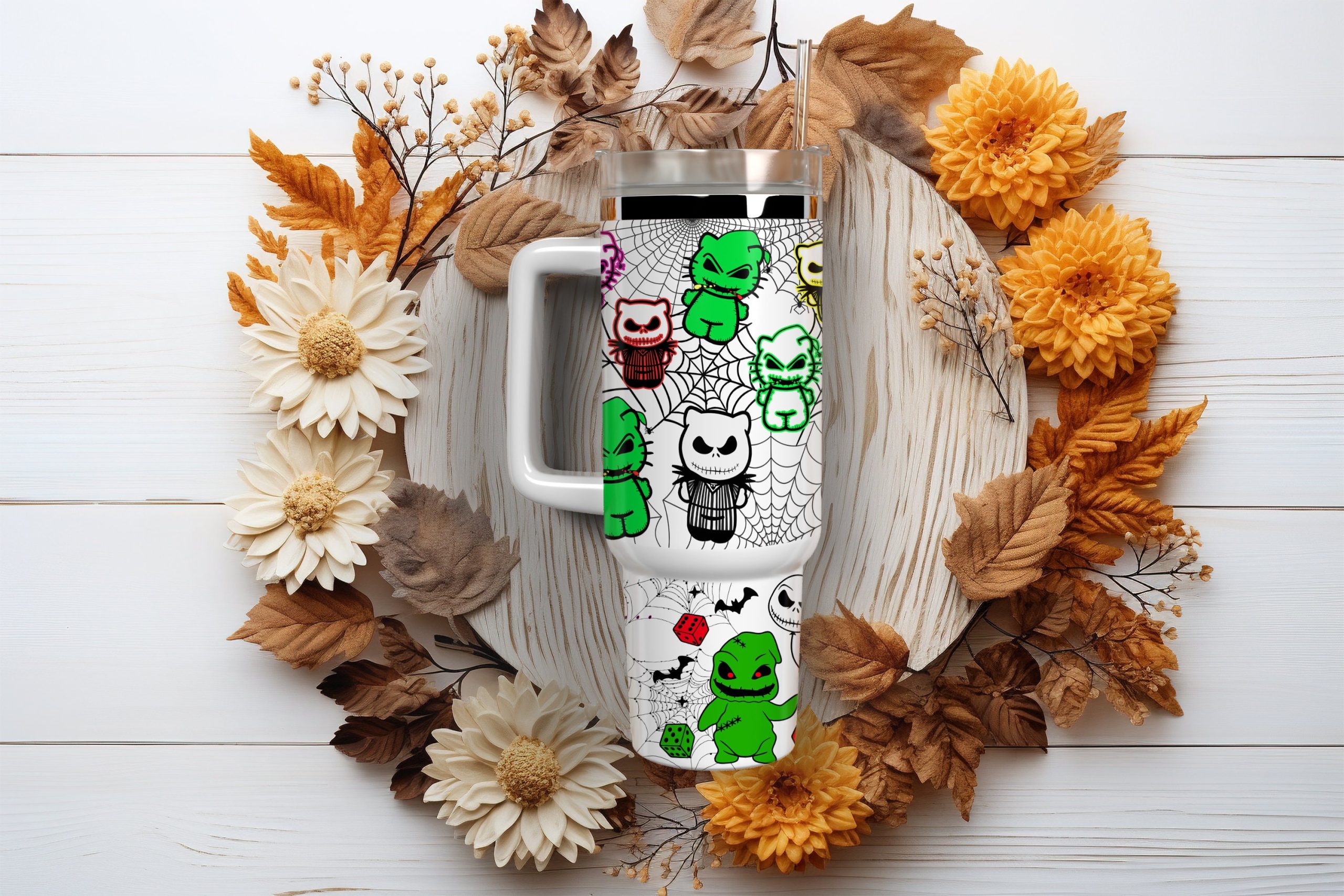 The Nightmare Before Christmas Cartoon Custom Stanley Cup 40 oz 30 oz Tumbler With HandleTVC2301879