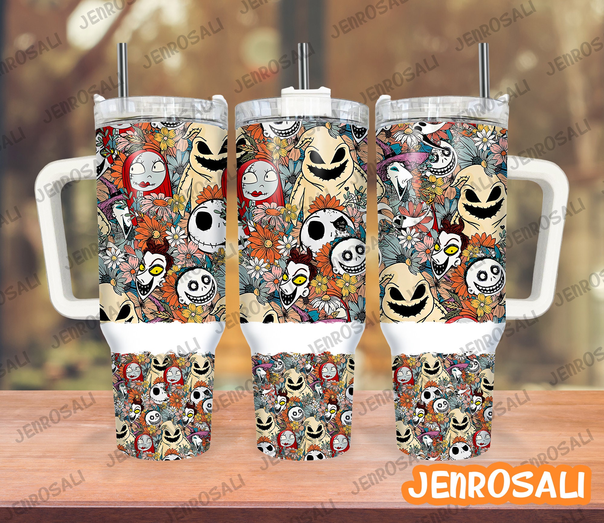 The Nightmare Before Christmas Cartoon Custom Stanley Cup 40 oz 30 oz Tumbler With HandleTVC2301883