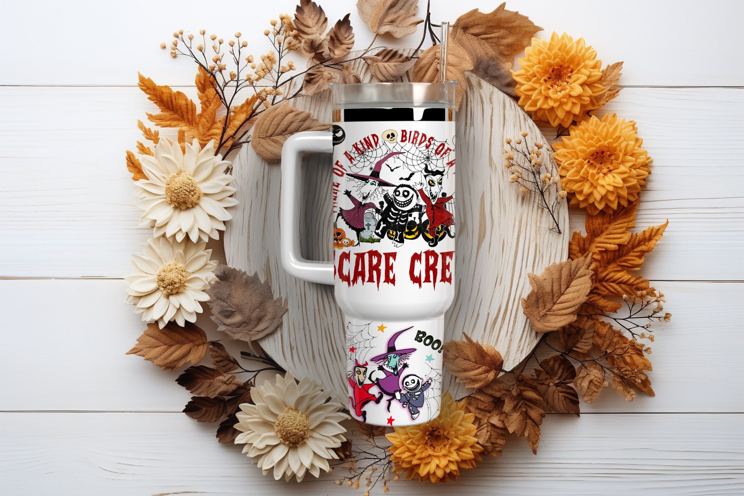 The Nightmare Before Christmas Cartoon Custom Stanley Cup 40 oz 30 oz Tumbler With HandleTVC2301886