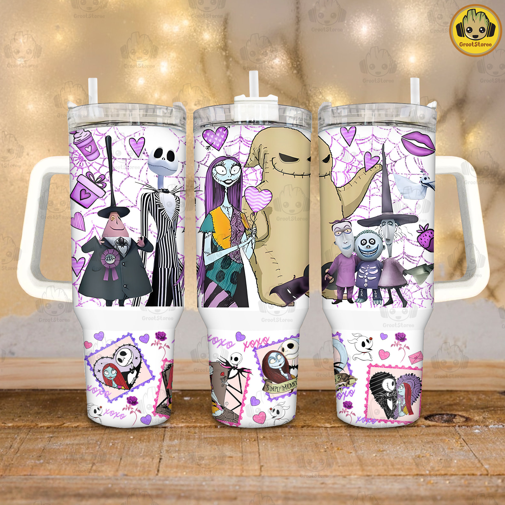 The Nightmare Before Christmas Disney Cartoon Custom Stanley Cup 40 oz 30 oz Tumbler With HandleTVC2301912