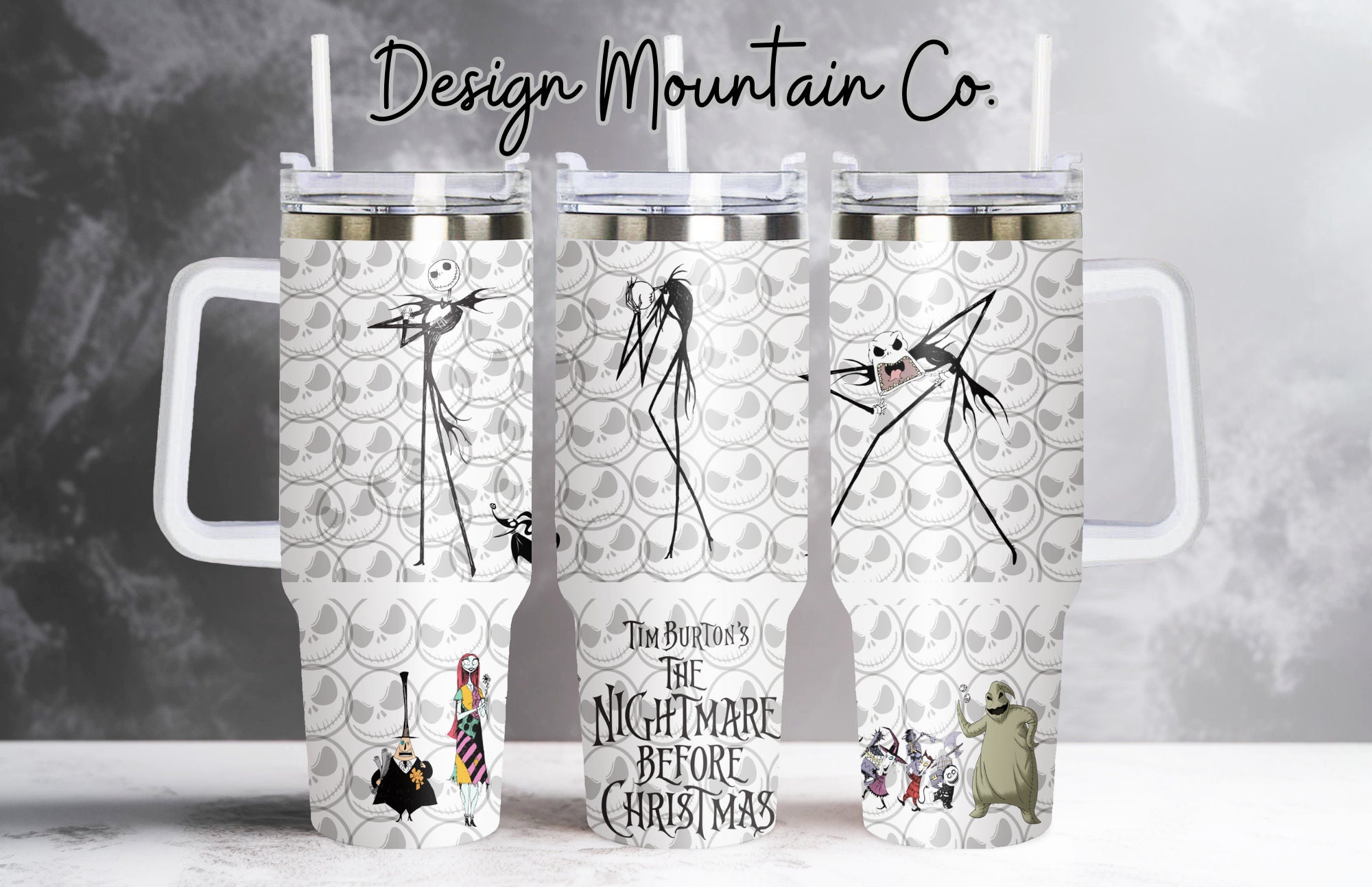 The Nightmare Before Christmas Disney Cartoon Custom Stanley Cup 40 oz 30 oz Tumbler With HandleTVC2301914