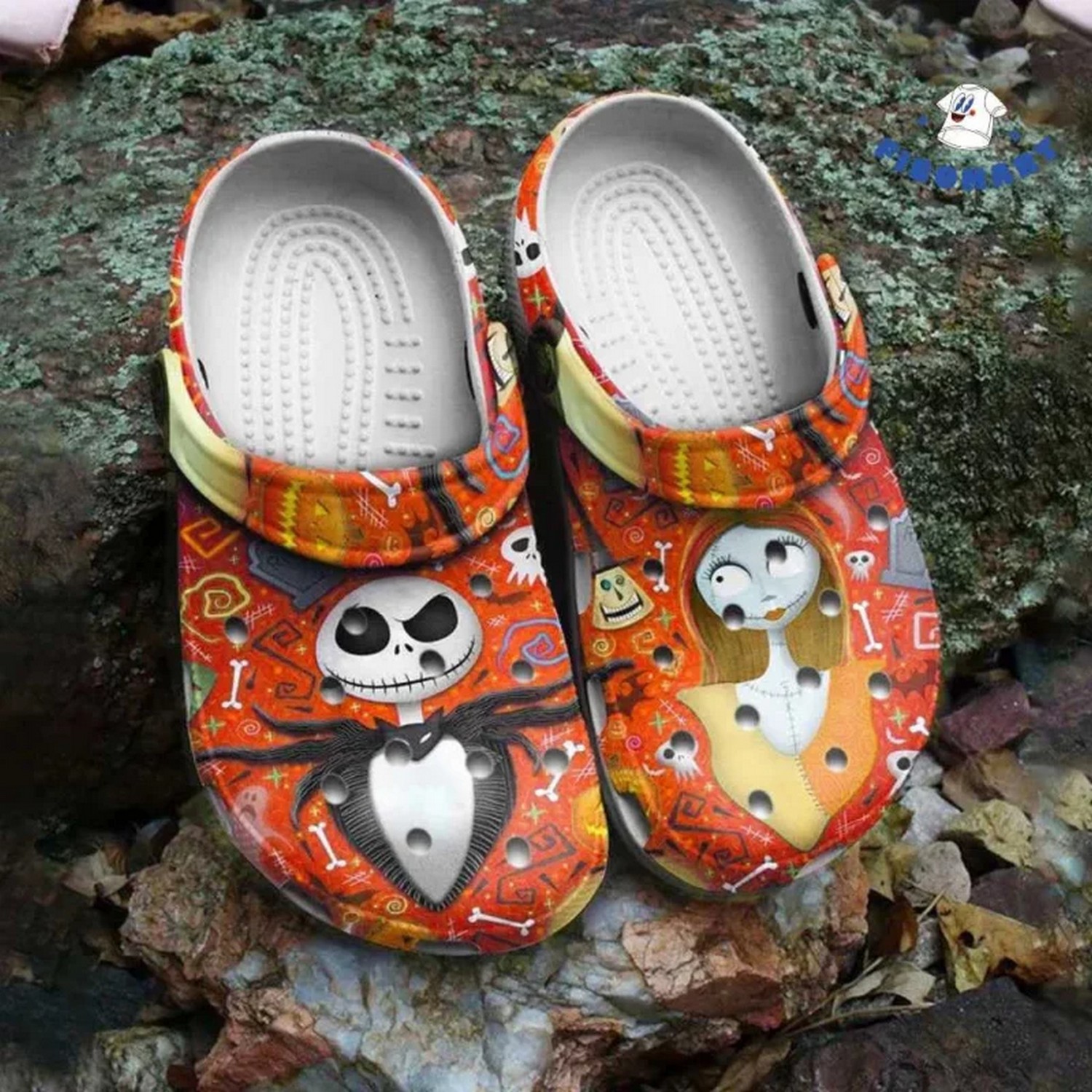 The Nightmare Before Christmas Movie Crocs Crocband Clogs Shoes Comfortable For Men Women and Kids