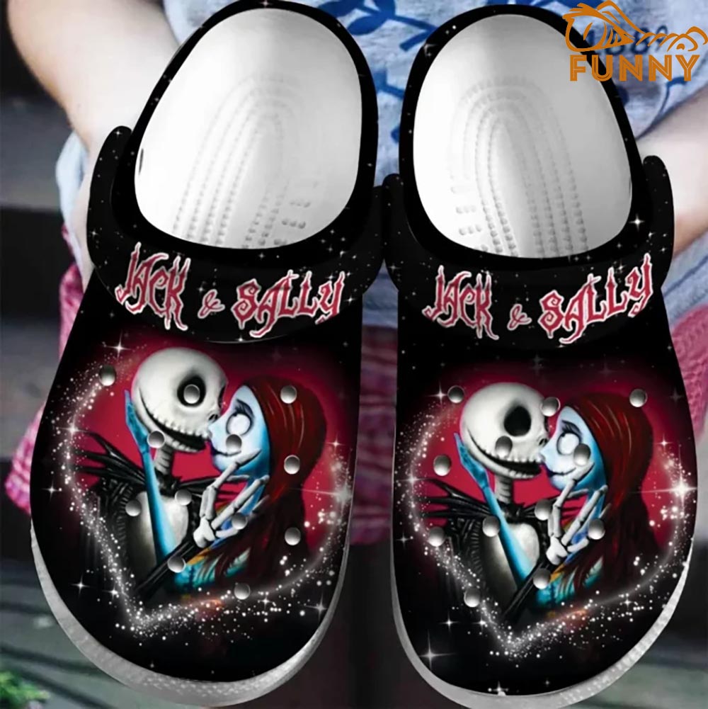 The Nightmare Before Christmas Movie Crocs Crocband Clogs Shoes Comfortable For Men Women and Kids