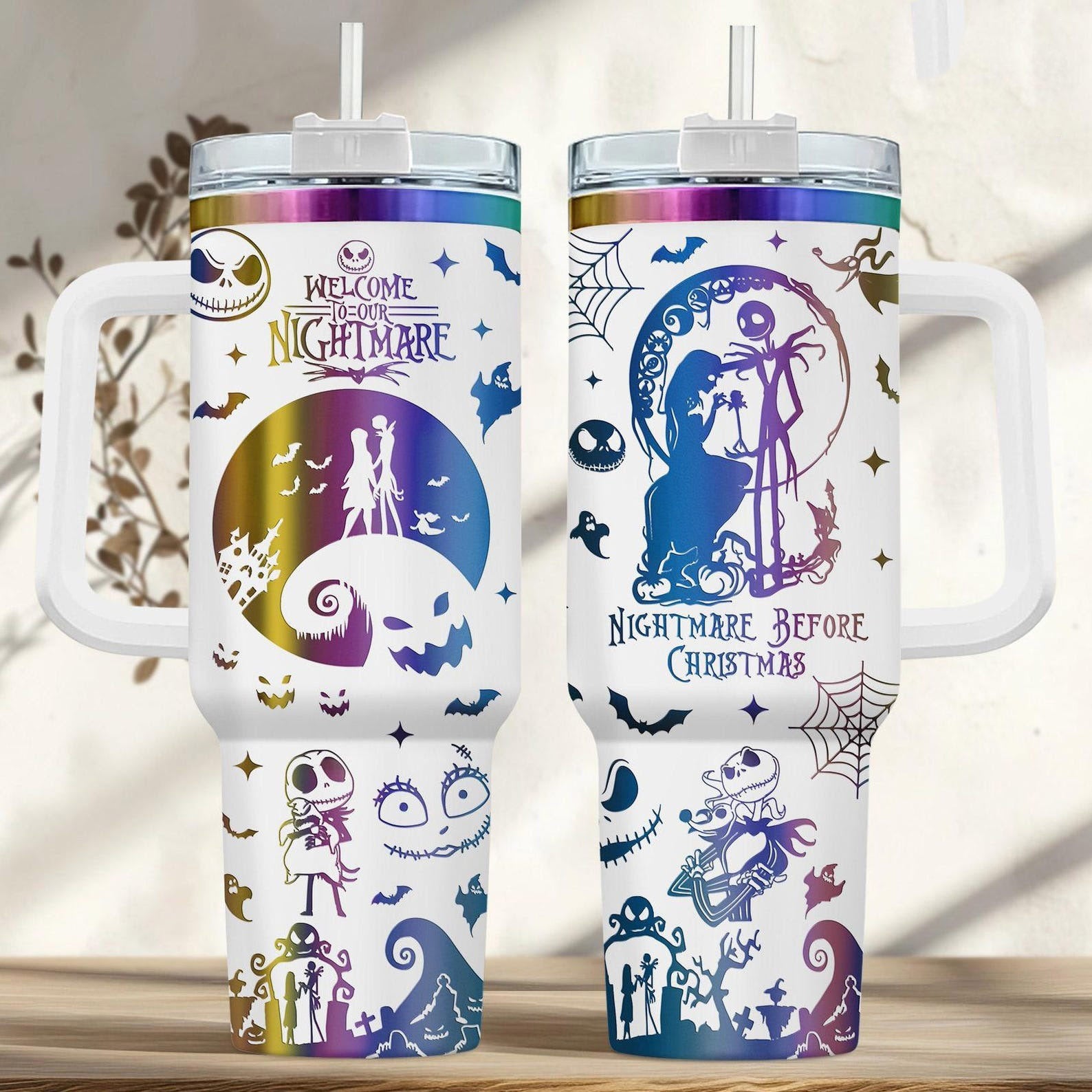 The Nightmare Before Christmas Movies Custom Stanley Cup 40 oz 30 oz Tumbler With HandleTVC2301113