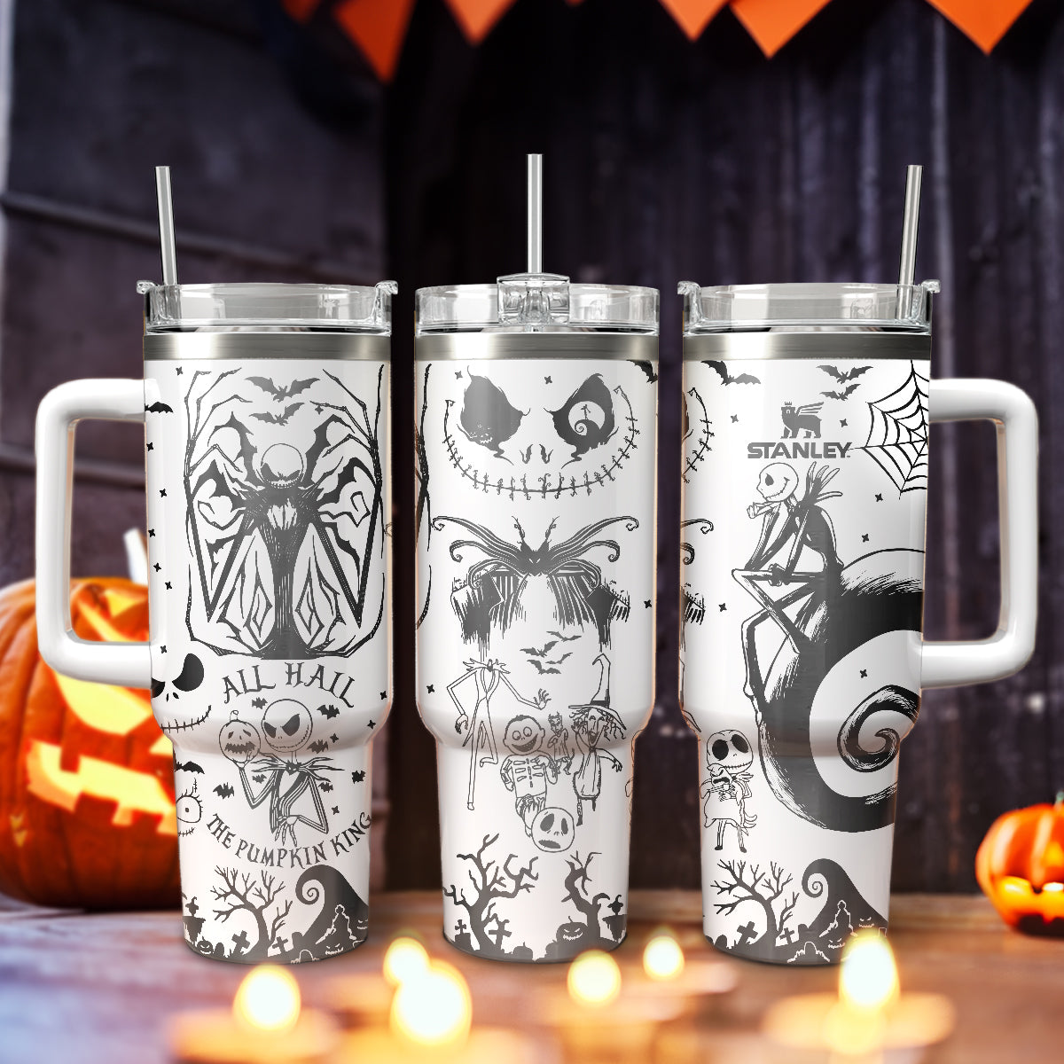 The Nightmare Before Christmas Movies Custom Stanley Cup 40 oz 30 oz Tumbler With HandleTVC2301113