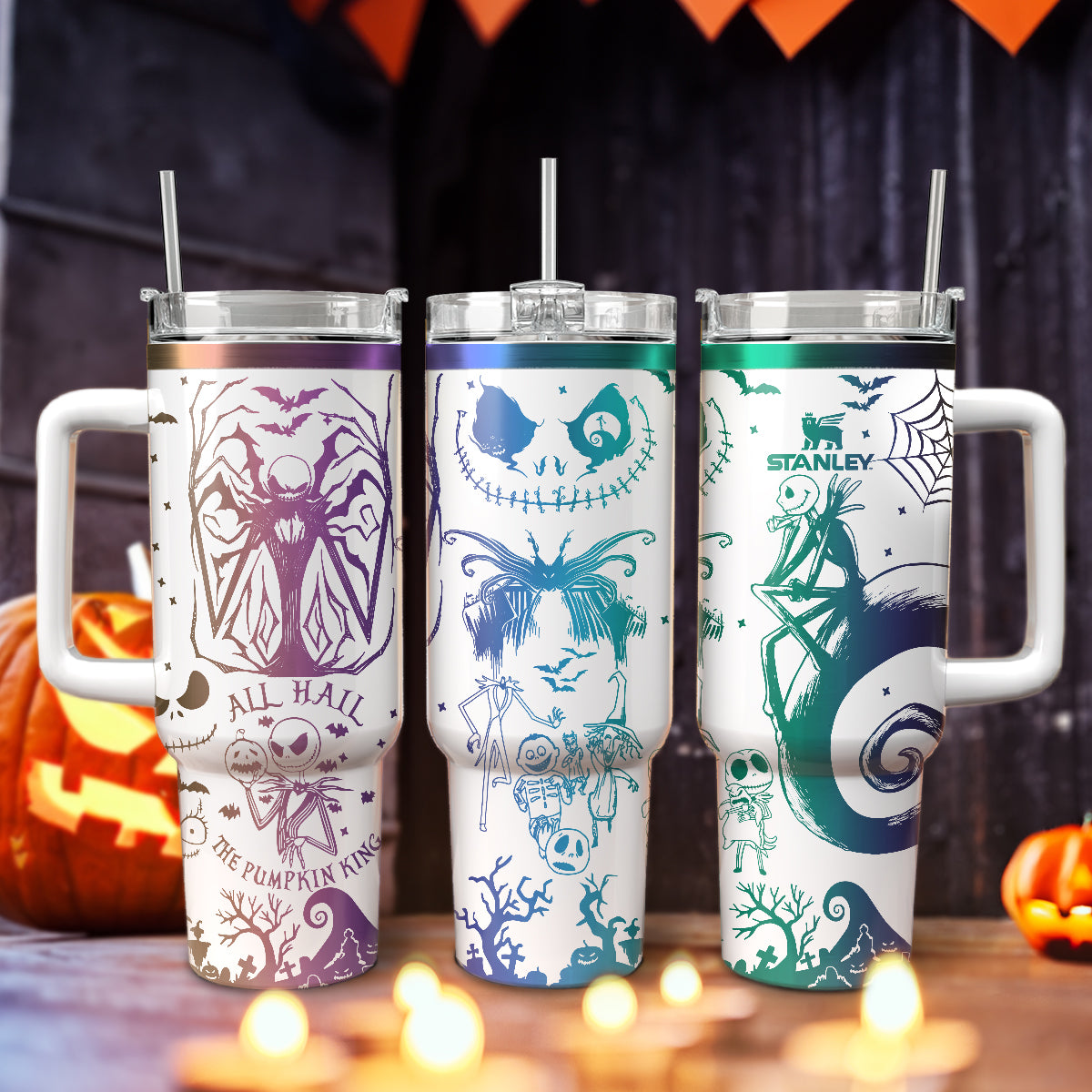 The Nightmare Before Christmas Movies Custom Stanley Cup 40 oz 30 oz Tumbler With HandleTVC2301113