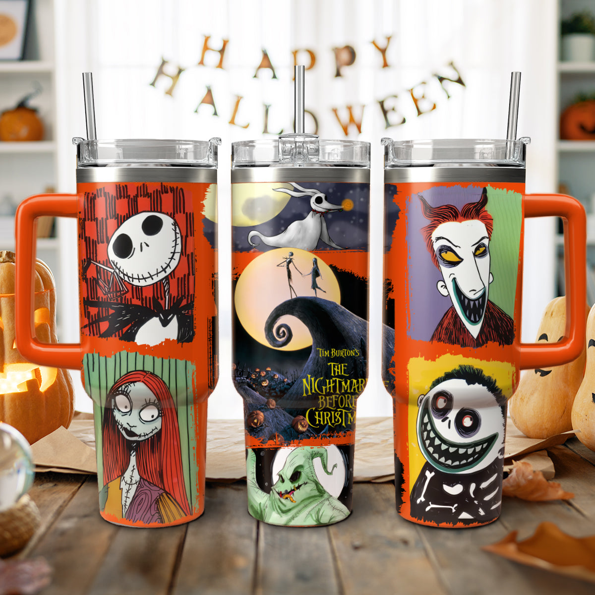 The Nightmare Before Christmas Movies Custom Stanley Cup 40 oz 30 oz Tumbler With HandleTVC2301113