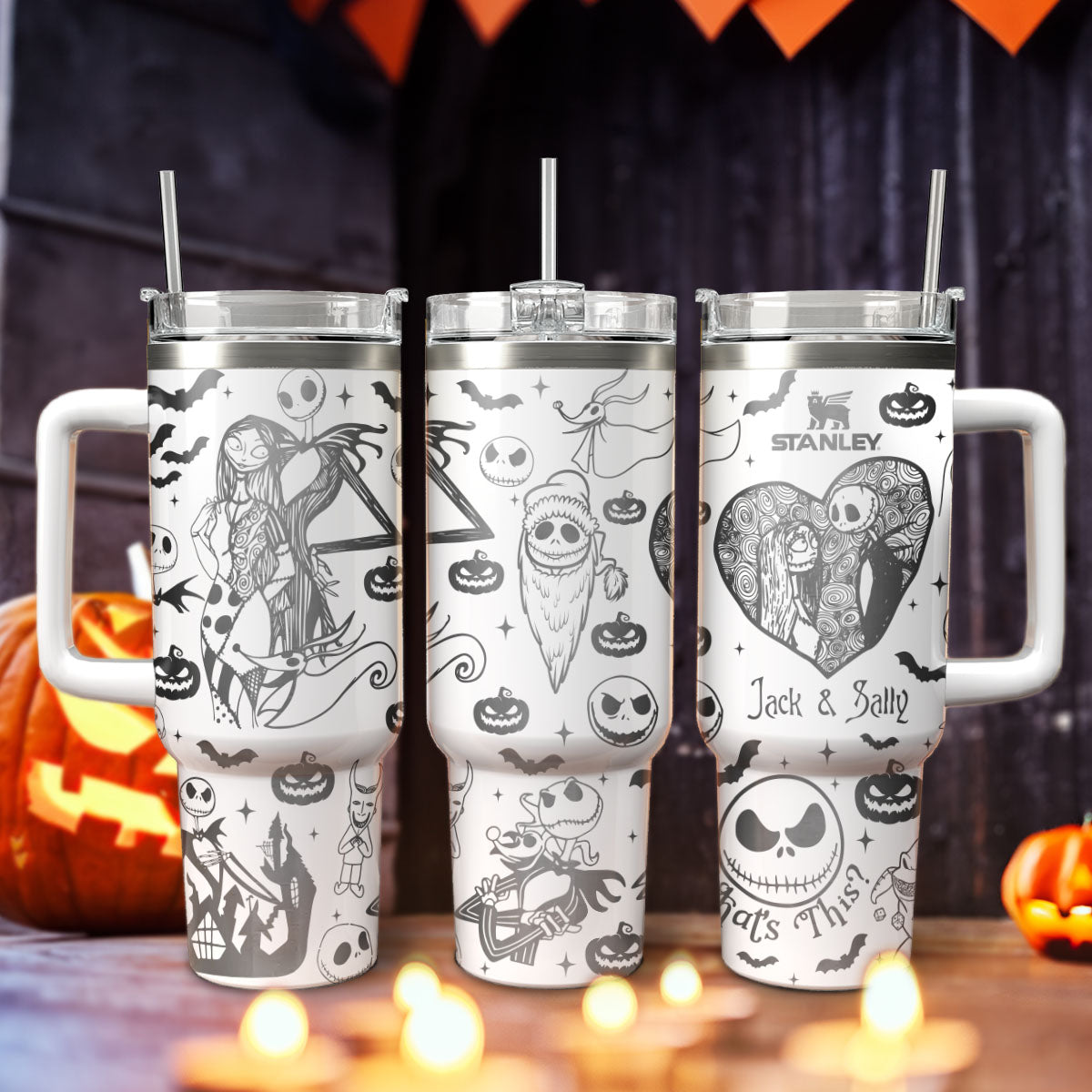 The Nightmare Before Christmas Movies Custom Stanley Cup 40 oz 30 oz Tumbler With HandleTVC2301113