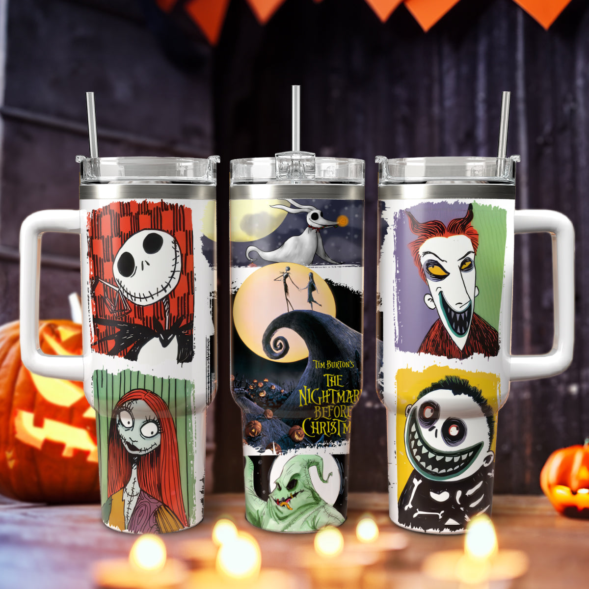 The Nightmare Before Christmas Movies Custom Stanley Cup 40 oz 30 oz Tumbler With HandleTVC2301113