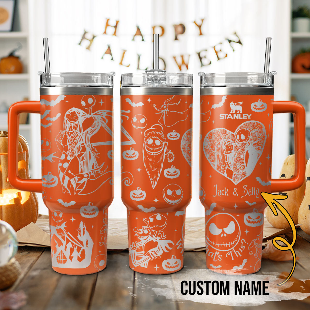 The Nightmare Before Christmas Movies Custom Stanley Cup 40 oz 30 oz Tumbler With HandleTVC2301113