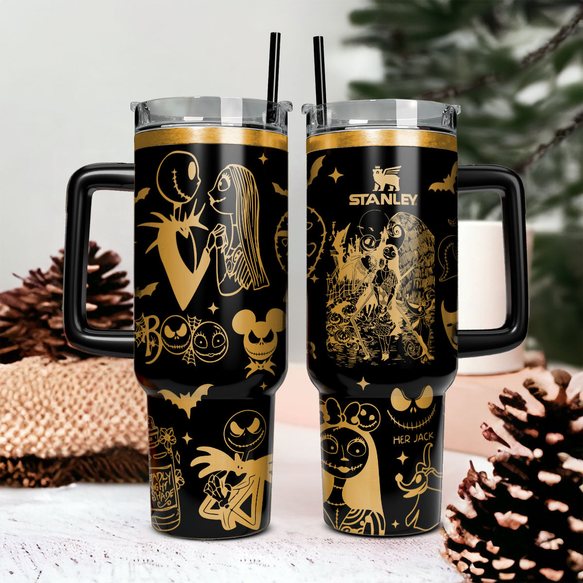 The Nightmare Before Christmas Movies Custom Stanley Cup 40 oz 30 oz Tumbler With HandleTVC2301114