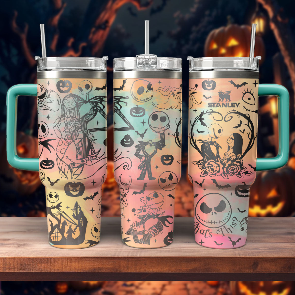 The Nightmare Before Christmas Movies Custom Stanley Cup 40 oz 30 oz Tumbler With HandleTVC2301114