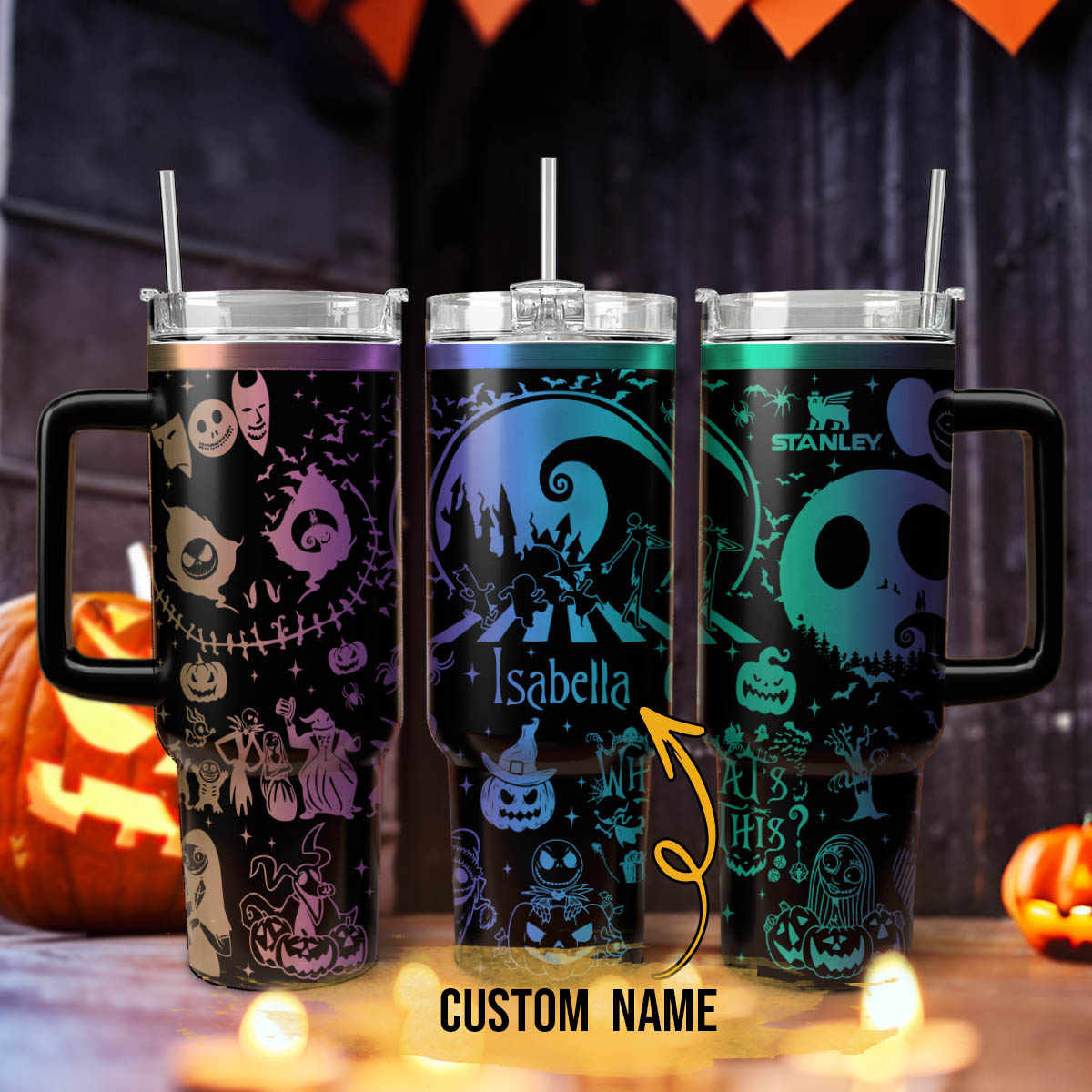 The Nightmare Before Christmas Movies Custom Stanley Cup 40 oz 30 oz Tumbler With HandleTVC2301115