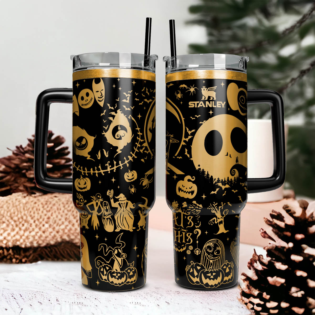 The Nightmare Before Christmas Movies Custom Stanley Cup 40 oz 30 oz Tumbler With HandleTVC2301115