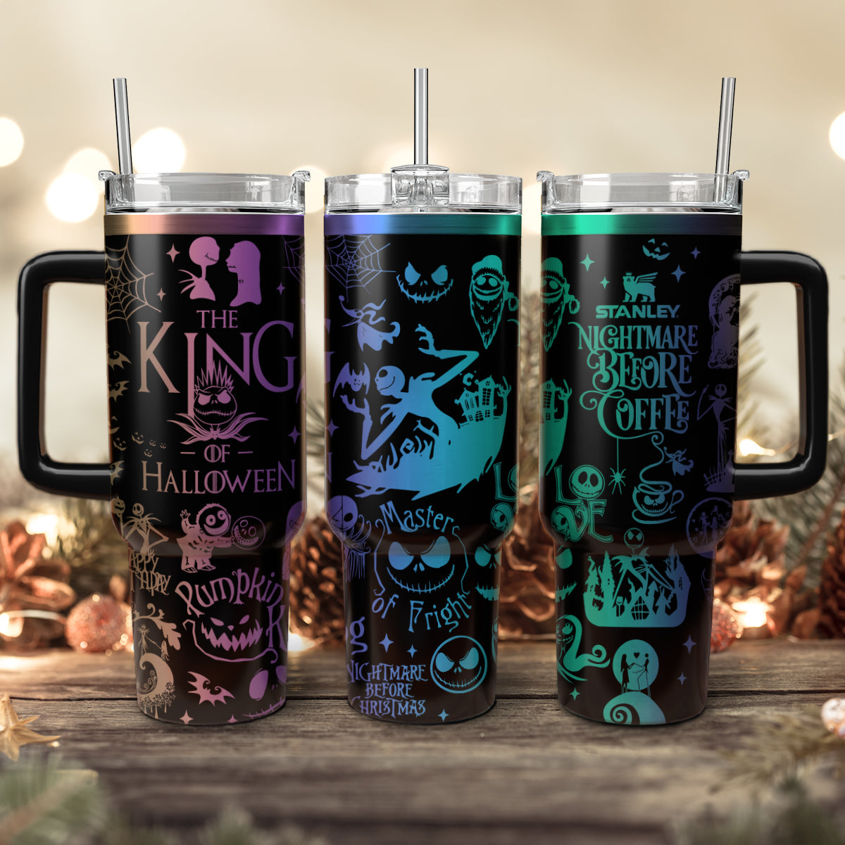 The Nightmare Before Christmas Movies Custom Stanley Cup 40 oz 30 oz Tumbler With HandleTVC2301116