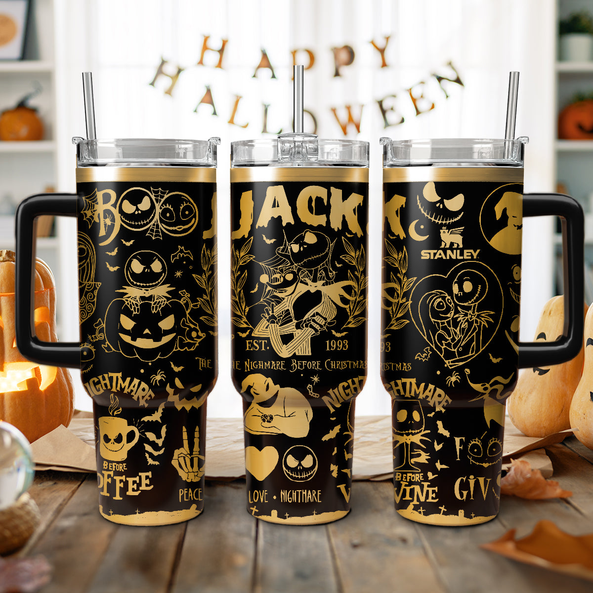 The Nightmare Before Christmas Movies Custom Stanley Cup 40 oz 30 oz Tumbler With HandleTVC2301116