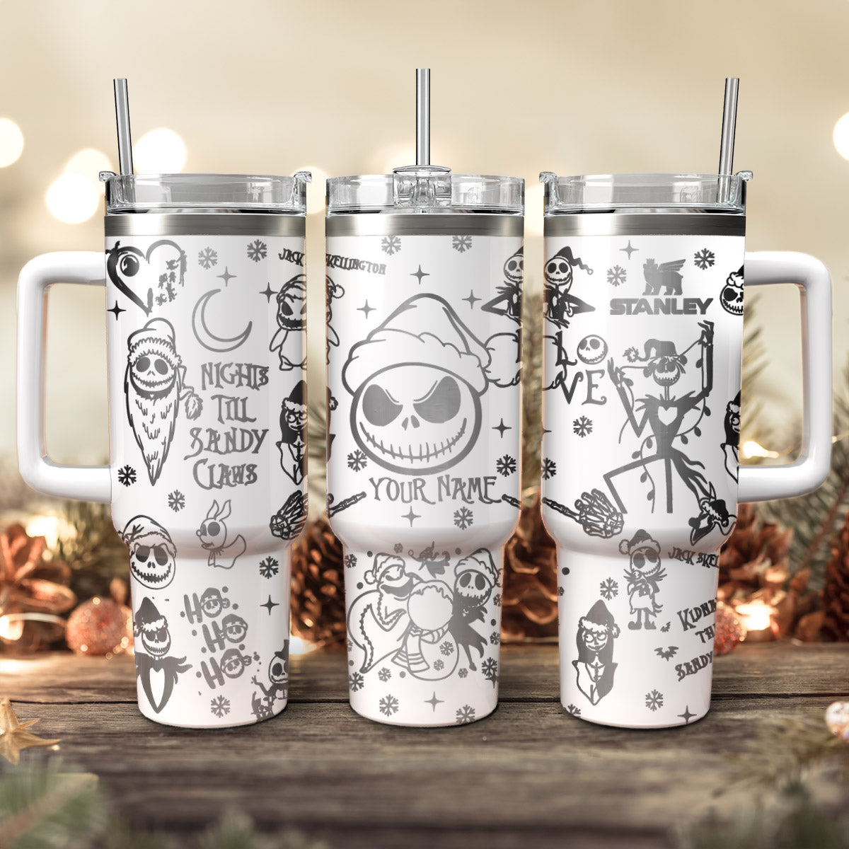 The Nightmare Before Christmas Movies Custom Stanley Cup 40 oz 30 oz Tumbler With HandleTVC2301426