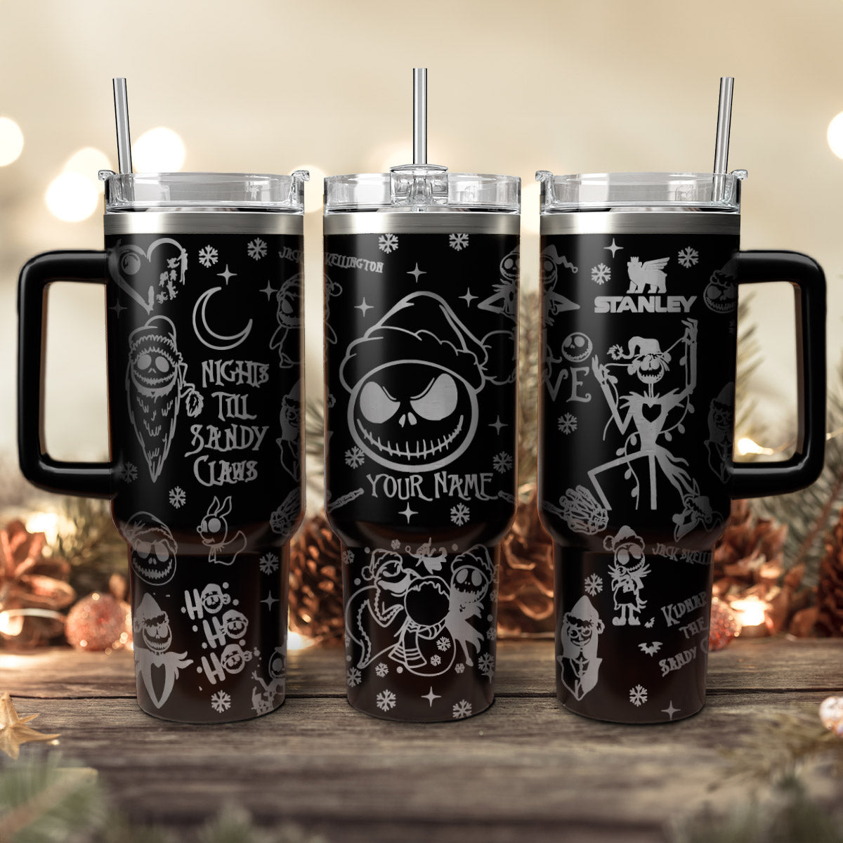 The Nightmare Before Christmas Movies Custom Stanley Cup 40 oz 30 oz Tumbler With HandleTVC2301426