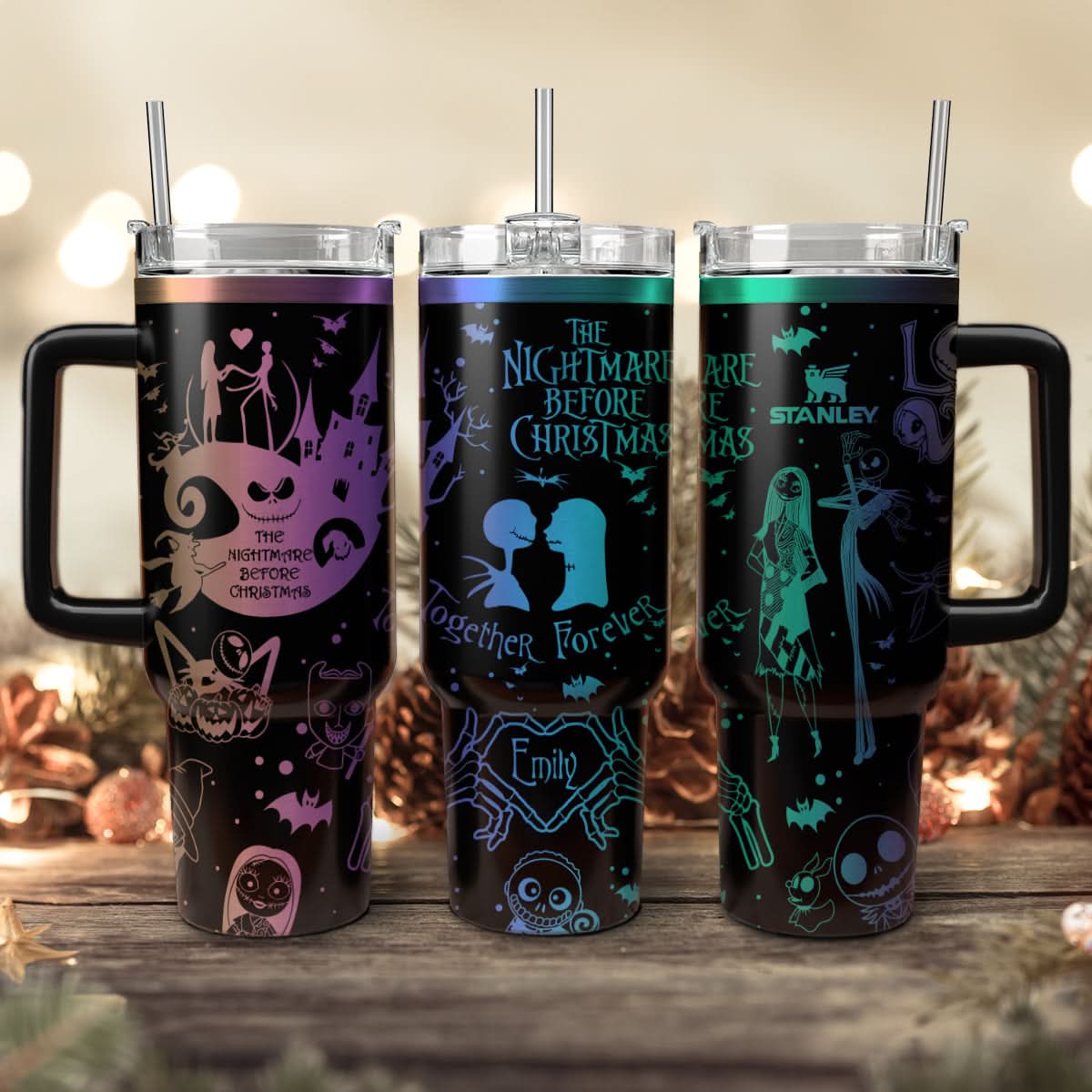 The Nightmare Before Christmas Movies Custom Stanley Cup 40 oz 30 oz Tumbler With HandleTVC2301440