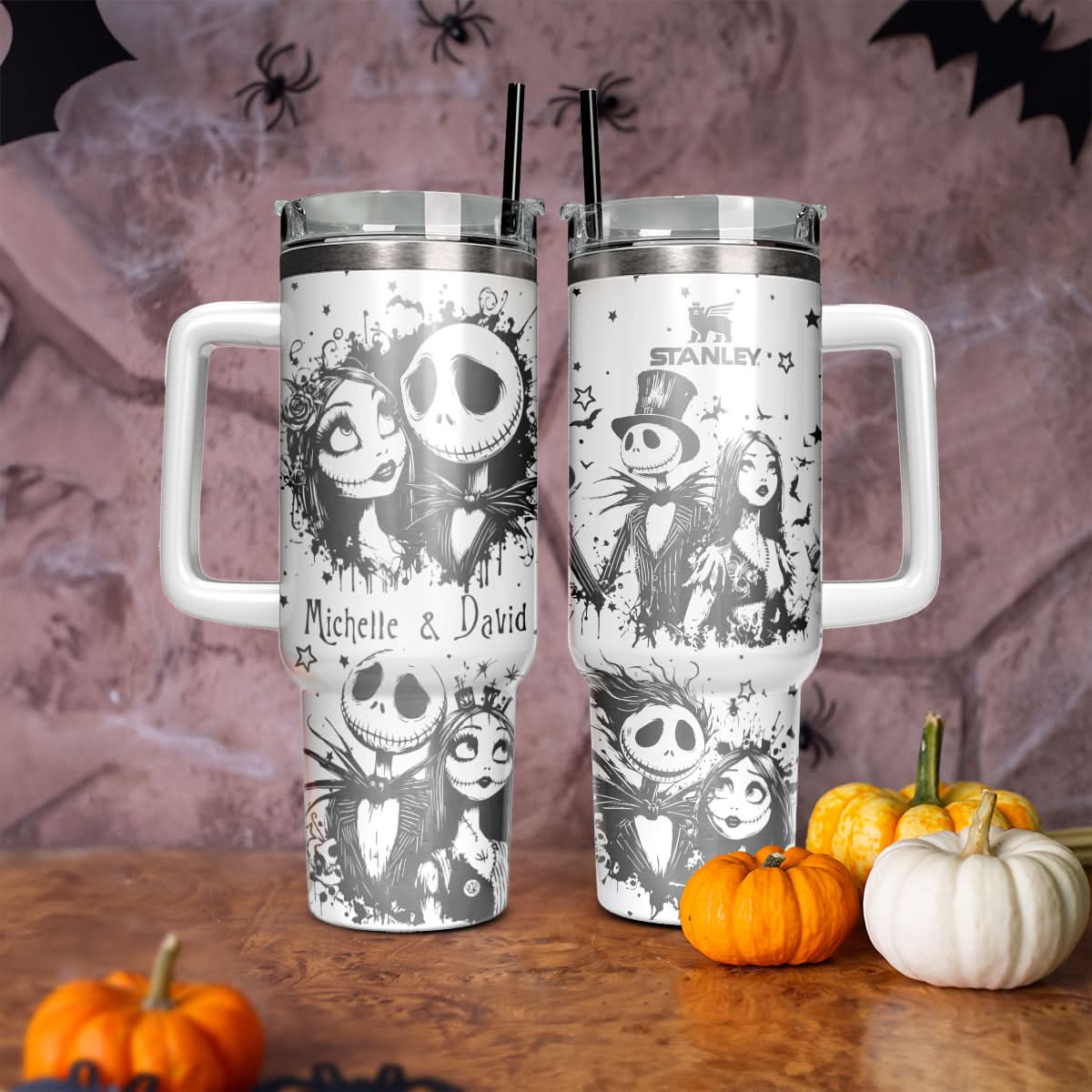 The Nightmare Before Christmas Movies Custom Stanley Cup 40 oz 30 oz Tumbler With HandleTVC2301467
