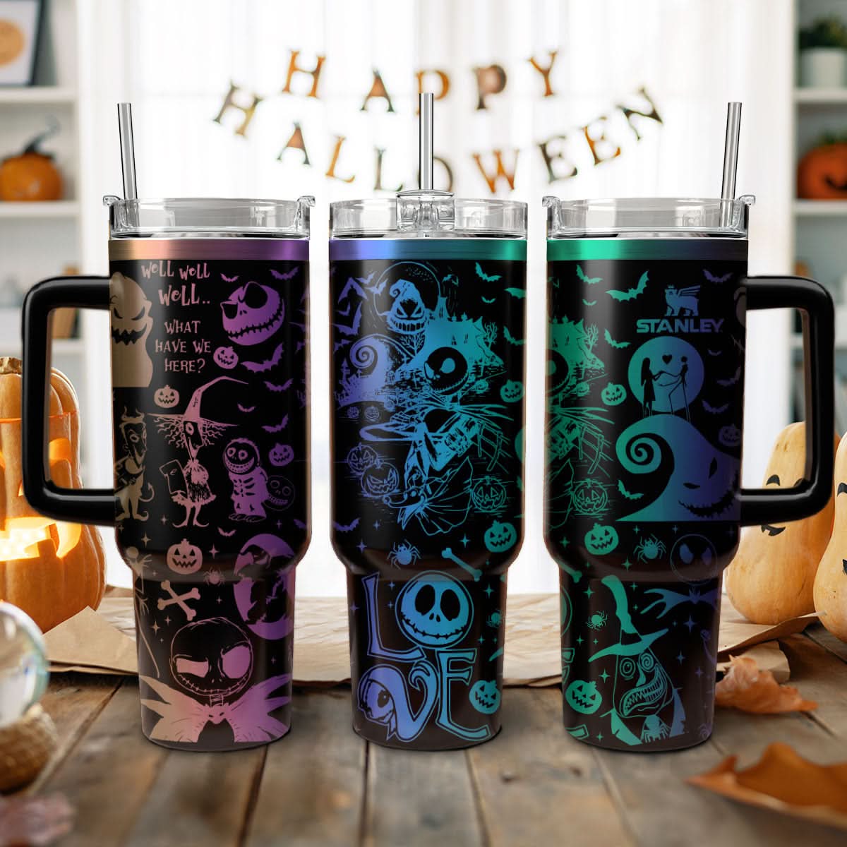 The Nightmare Before Christmas Movies Custom Stanley Cup 40 oz 30 oz Tumbler With HandleTVC2301474