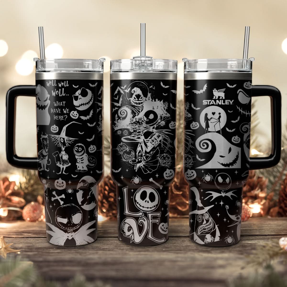 The Nightmare Before Christmas Movies Custom Stanley Cup 40 oz 30 oz Tumbler With HandleTVC2301474
