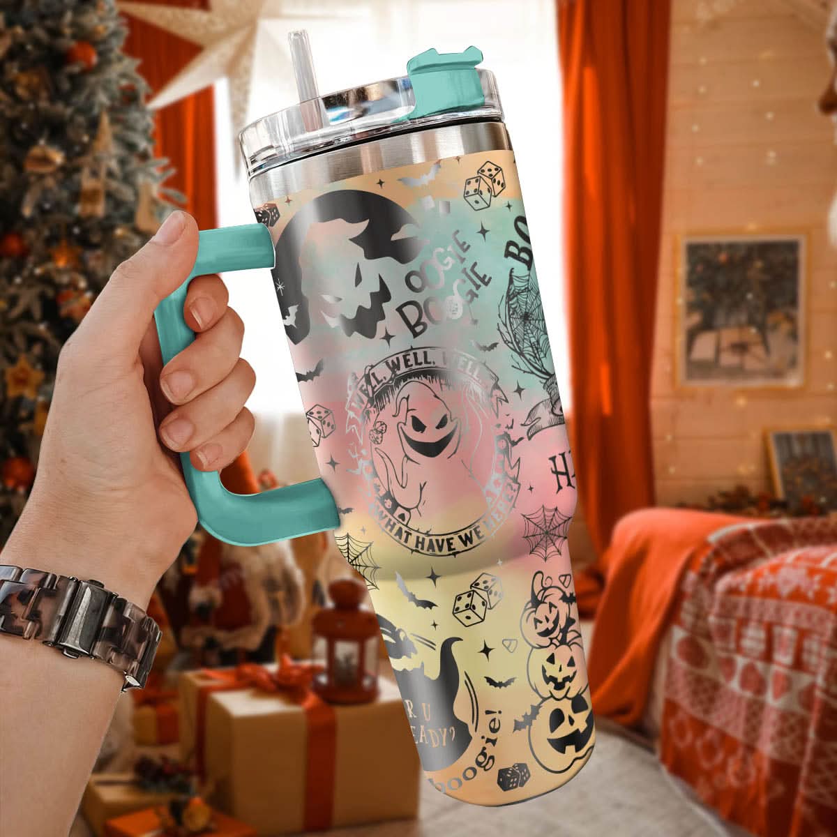 The Nightmare Before Christmas Movies Custom Stanley Cup 40 oz 30 oz Tumbler With HandleTVC2301474