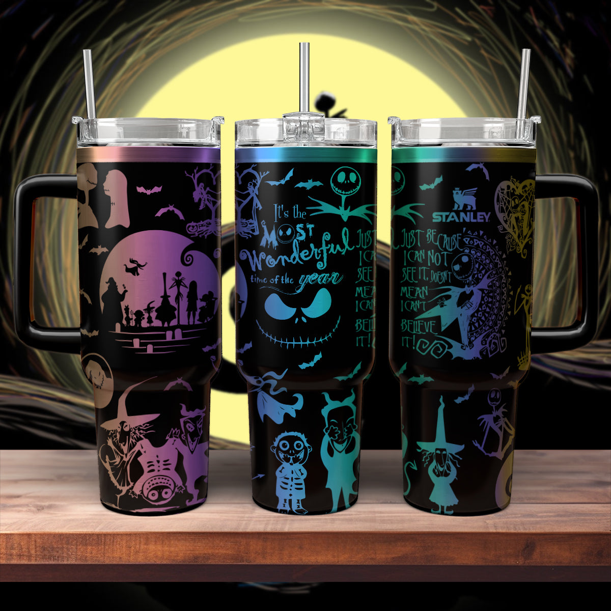 The Nightmare Before Christmas Movies Custom Stanley Cup 40 oz 30 oz Tumbler With HandleTVC2301540