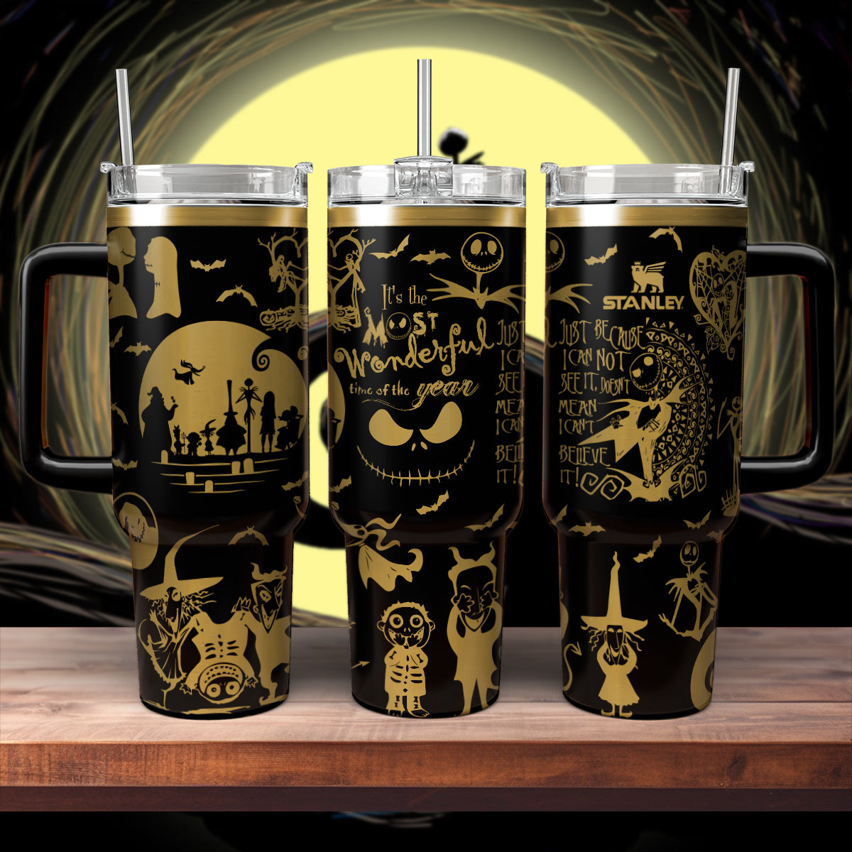 The Nightmare Before Christmas Movies Custom Stanley Cup 40 oz 30 oz Tumbler With HandleTVC2301540