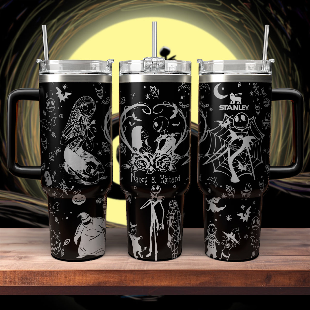 The Nightmare Before Christmas Movies Custom Stanley Cup 40 oz 30 oz Tumbler With HandleTVC2301540