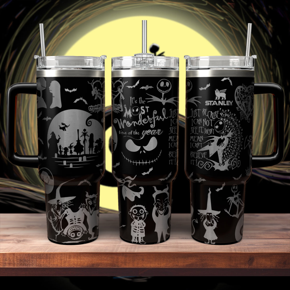 The Nightmare Before Christmas Movies Custom Stanley Cup 40 oz 30 oz Tumbler With HandleTVC2301540