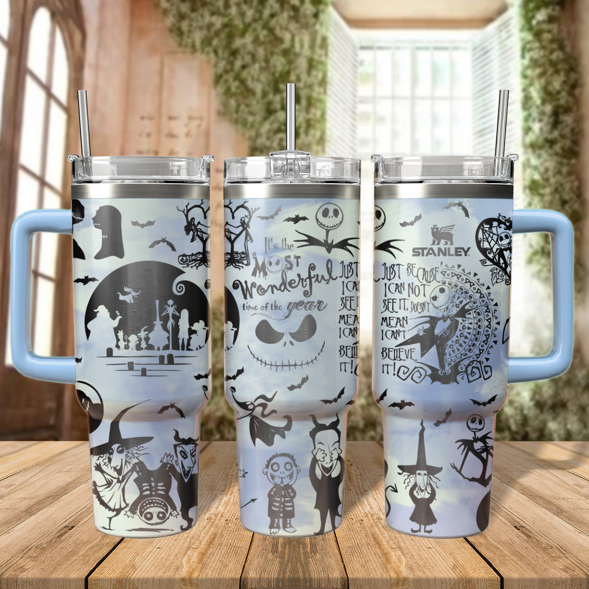 The Nightmare Before Christmas Movies Custom Stanley Cup 40 oz 30 oz Tumbler With HandleTVC2301540