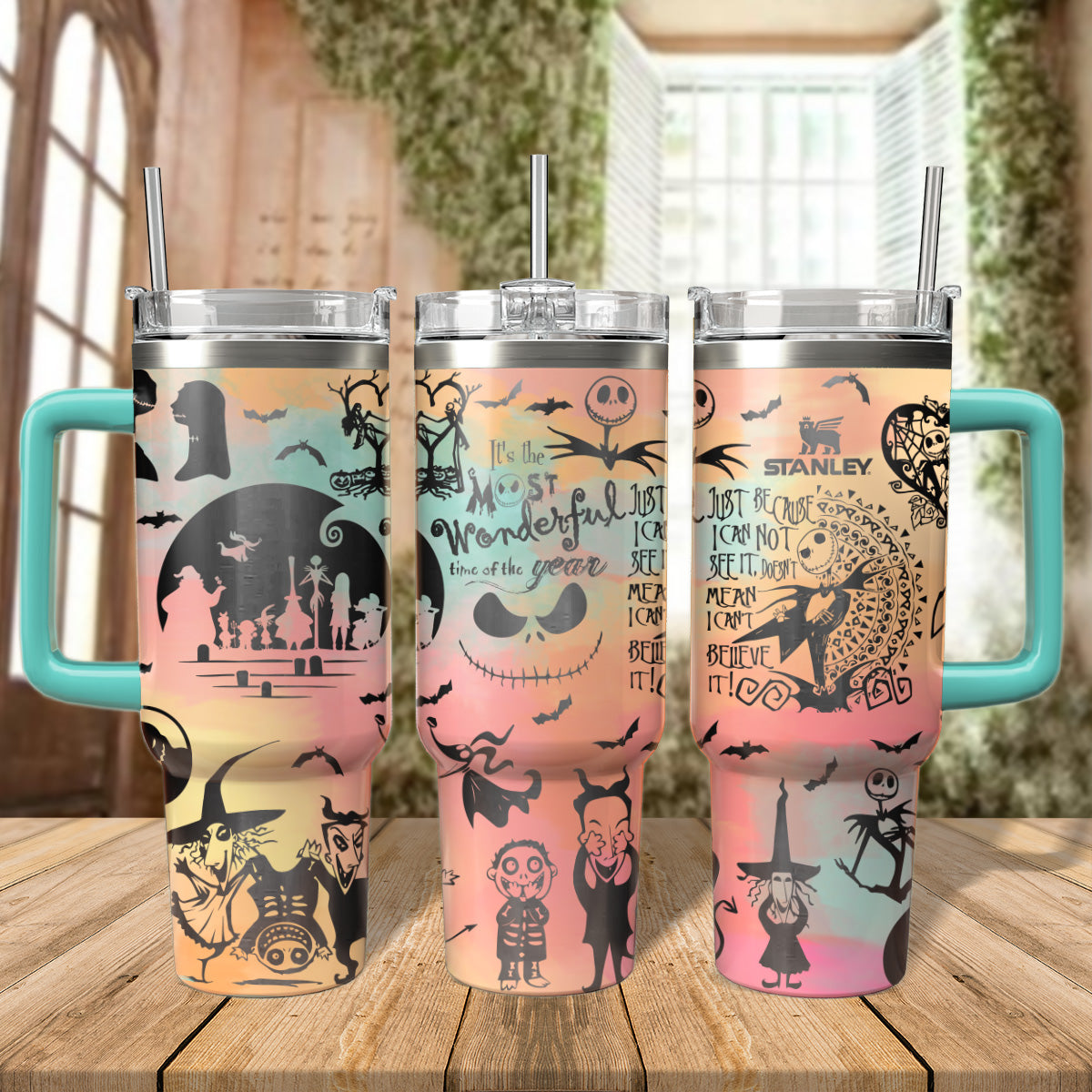 The Nightmare Before Christmas Movies Custom Stanley Cup 40 oz 30 oz Tumbler With HandleTVC2301540