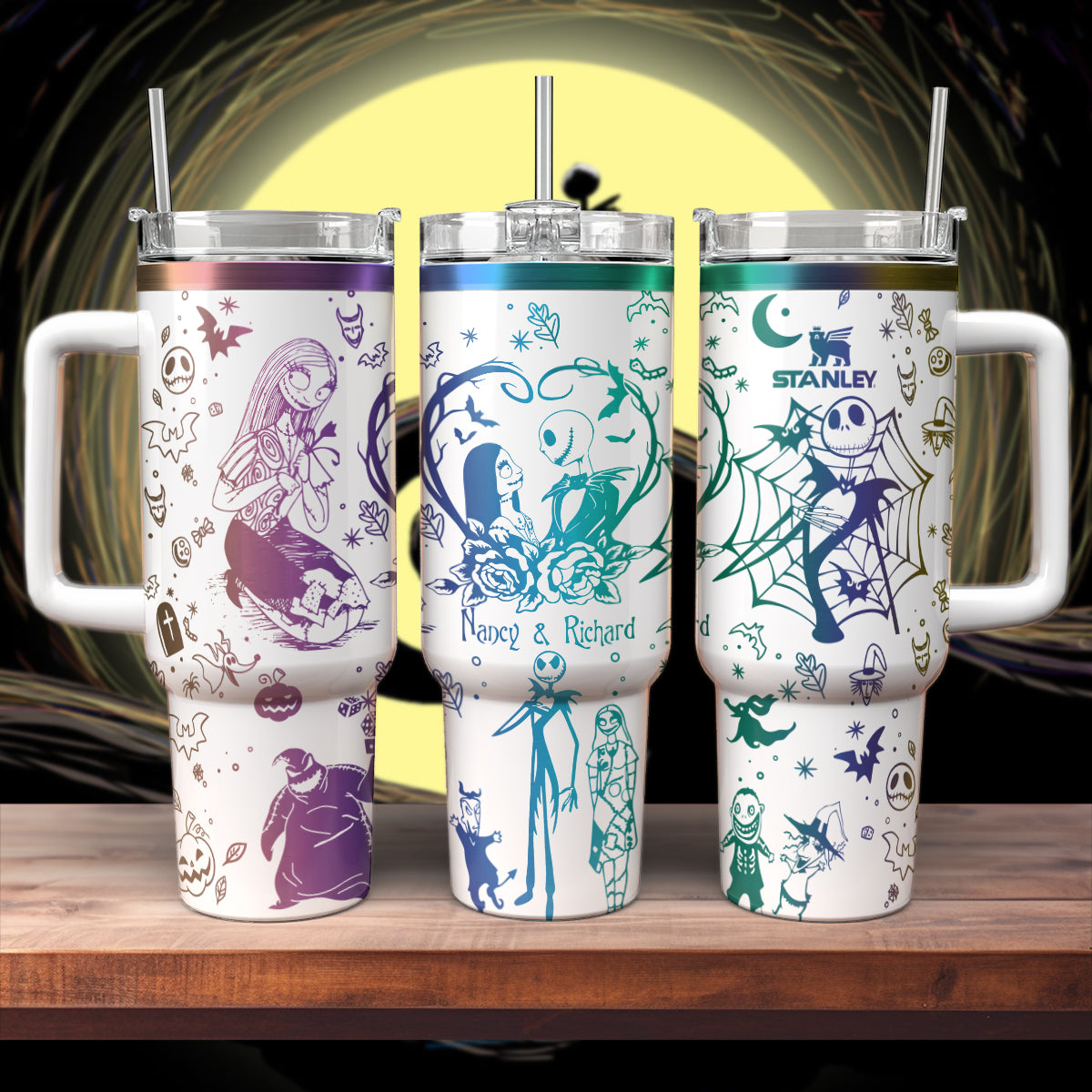 The Nightmare Before Christmas Movies Custom Stanley Cup 40 oz 30 oz Tumbler With HandleTVC2301540