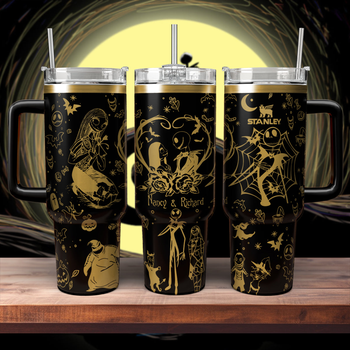 The Nightmare Before Christmas Movies Custom Stanley Cup 40 oz 30 oz Tumbler With HandleTVC2301540