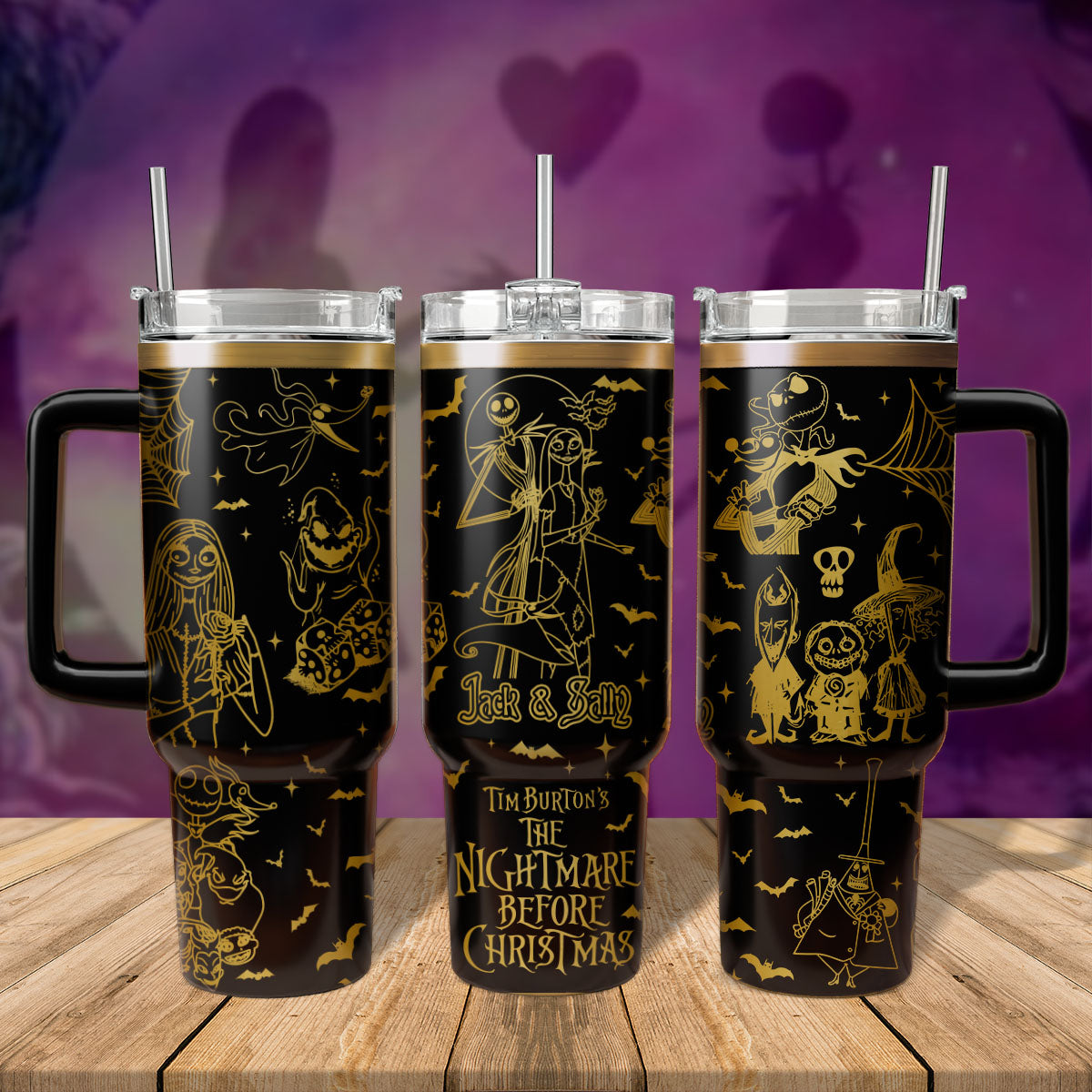 The Nightmare Before Christmas Movies Custom Stanley Cup 40 oz 30 oz Tumbler With HandleTVC2301547
